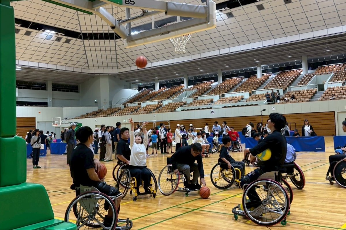 「車いすバスケットボール体験イベント」を実施しました！