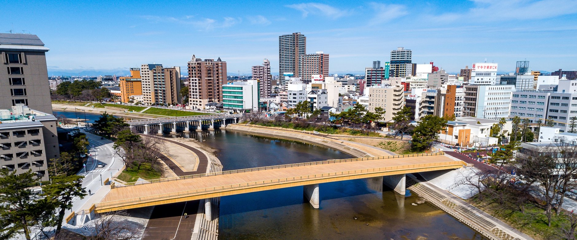 いよいよ完成 イベントもできる橋ってどんな橋 桜城橋 がお目見え 岡崎ルネサンス