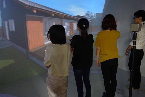『ＶＲを使った建築イメージの説明がすごかった！』