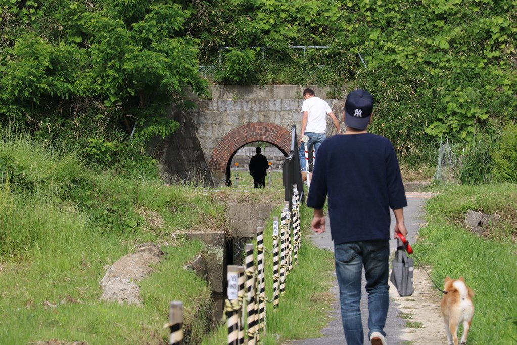 かつての農作業ルートも今では地元で人気（？）の散歩コースに