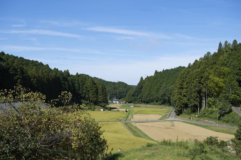 里山ののどかな風景が広がる下山地区