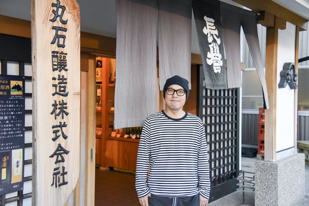 丸石醸造 代表取締役の深田英揮さん