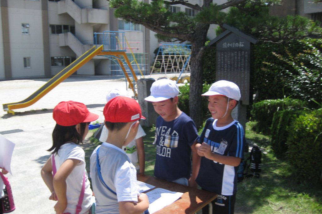 竹千代学習では、2年生が1年生に教えることもあるのだとか