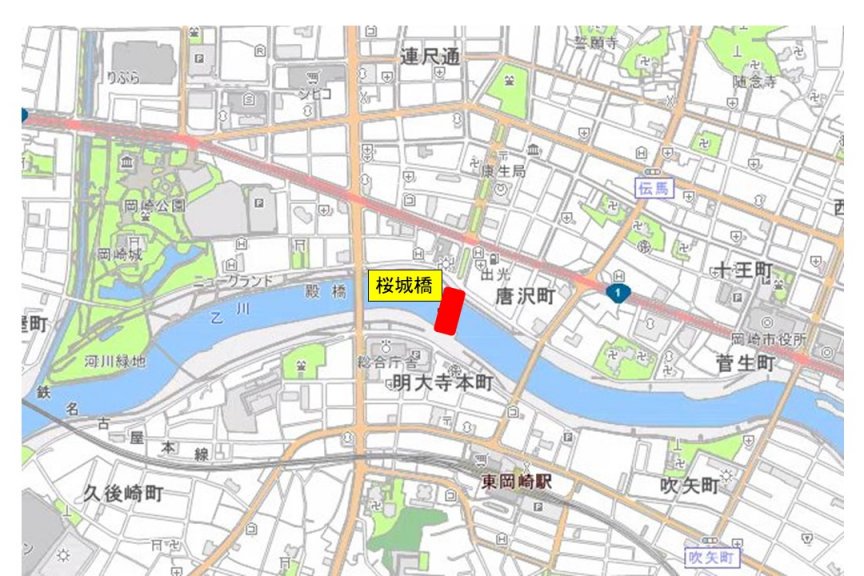 橋の場所