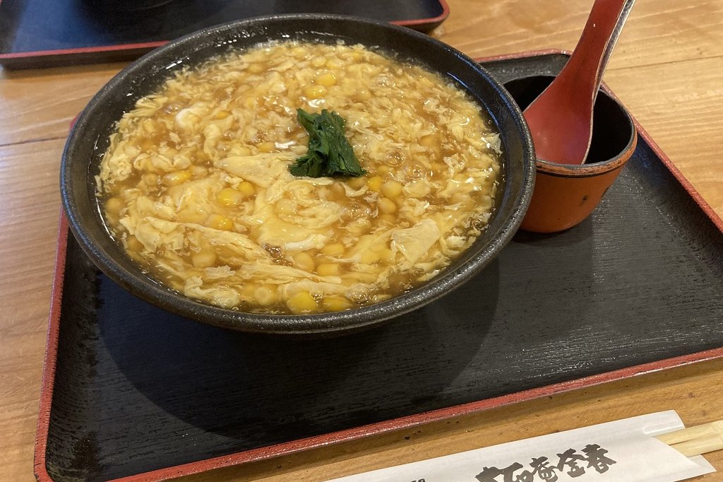 大正庵釜春本店　もろこしうどん