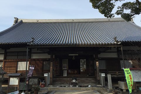 大樹寺の本堂。最初はここで参拝を済ませましょう